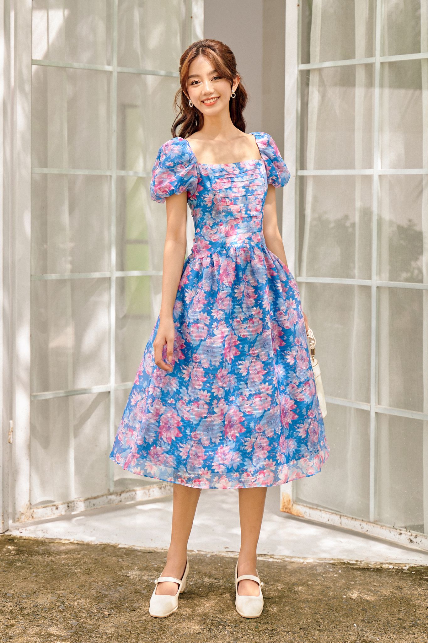 OLV - Đầm Gerbe Ruched Dress