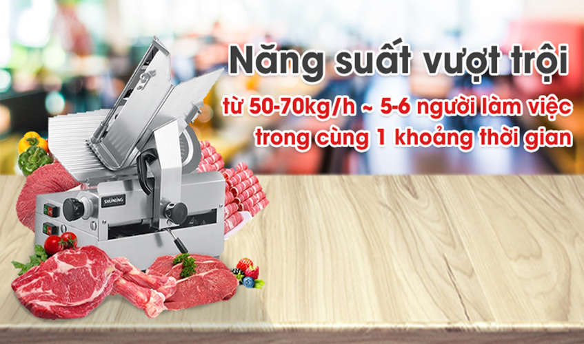 Máy Thái Thịt Đông Lạnh Tự Động SL 300E NEWSUN, Thái Đa Năng - Hàng Chính Hãng