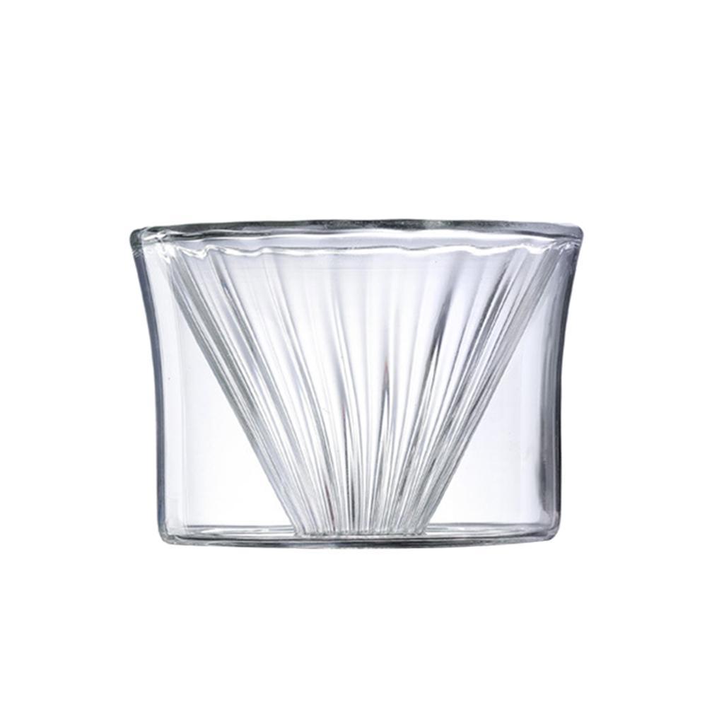 Glass Coffee Dripper Coffee Sharing Pot Removable Coffee Cone Brewer Filter