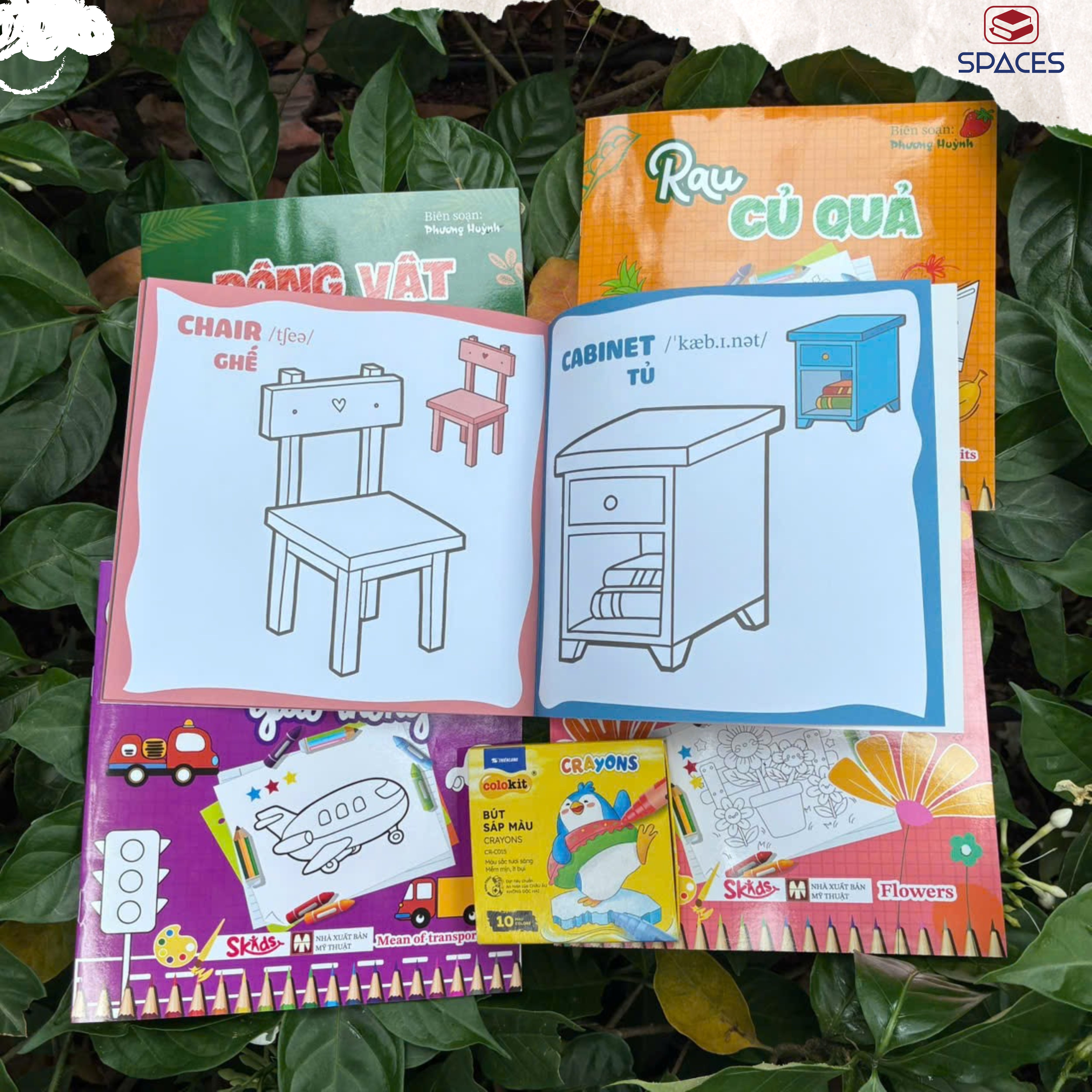 Sách - Tô Màu Thông Minh - ĐỒ VẬT QUANH EM - SKIDS