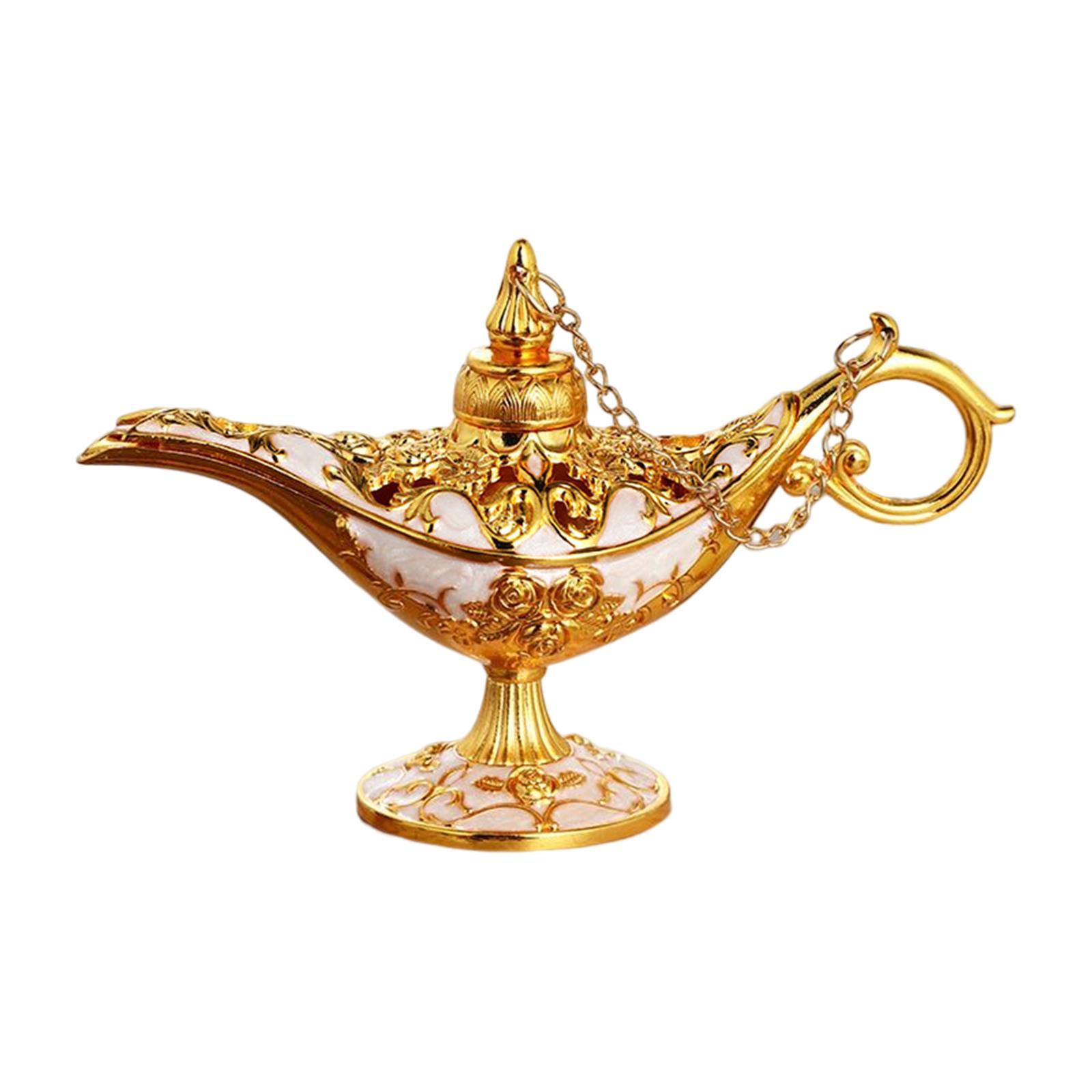 Lamp Washing Light Arabian Props Collection Gift Oil Lamp Pot Table Centerpiece Statue Lamp for Decor Birthday Home Festive Holiday