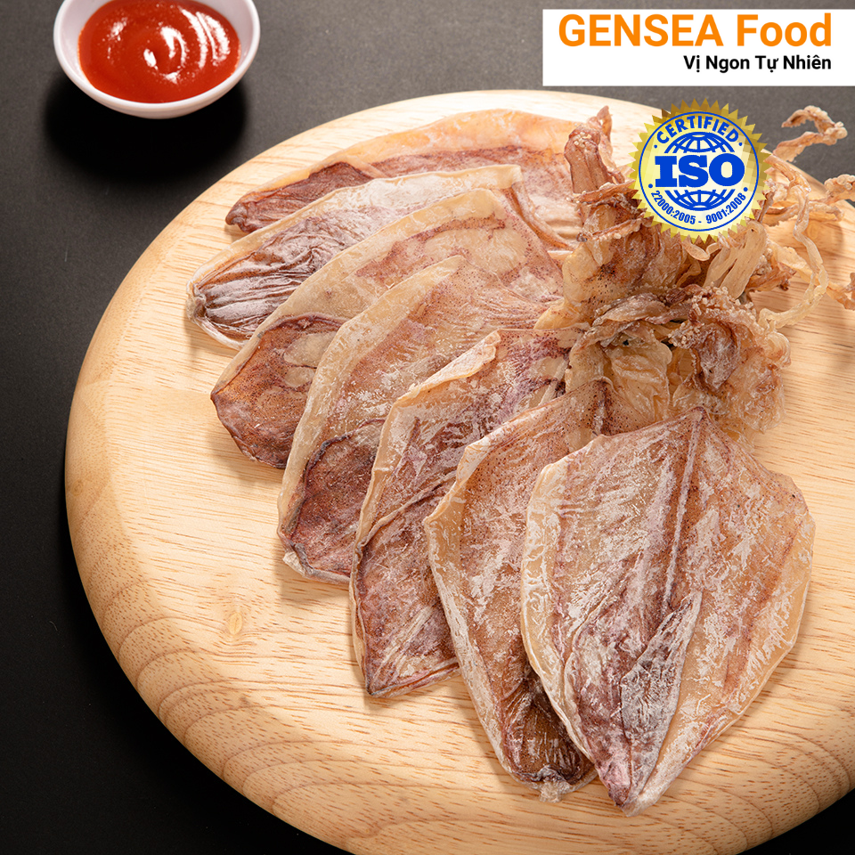 Mực Khô Phú Quý GENSEA Food G1022 Loại 1 - 300G Không Chất Bảo Quản Ngọt Tự Nhiên