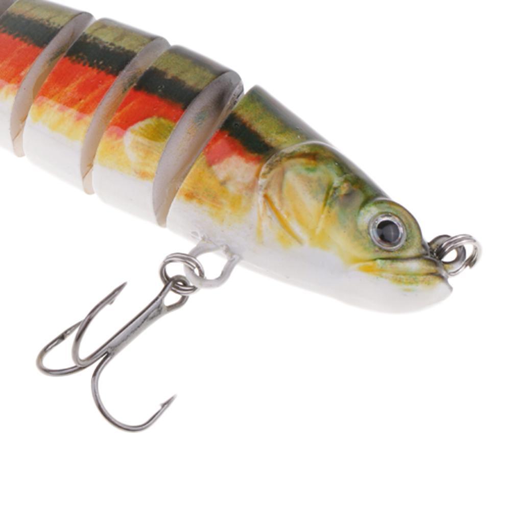 Simulation Fish Fishing Lures Hard Baits Jigs with 2-hook