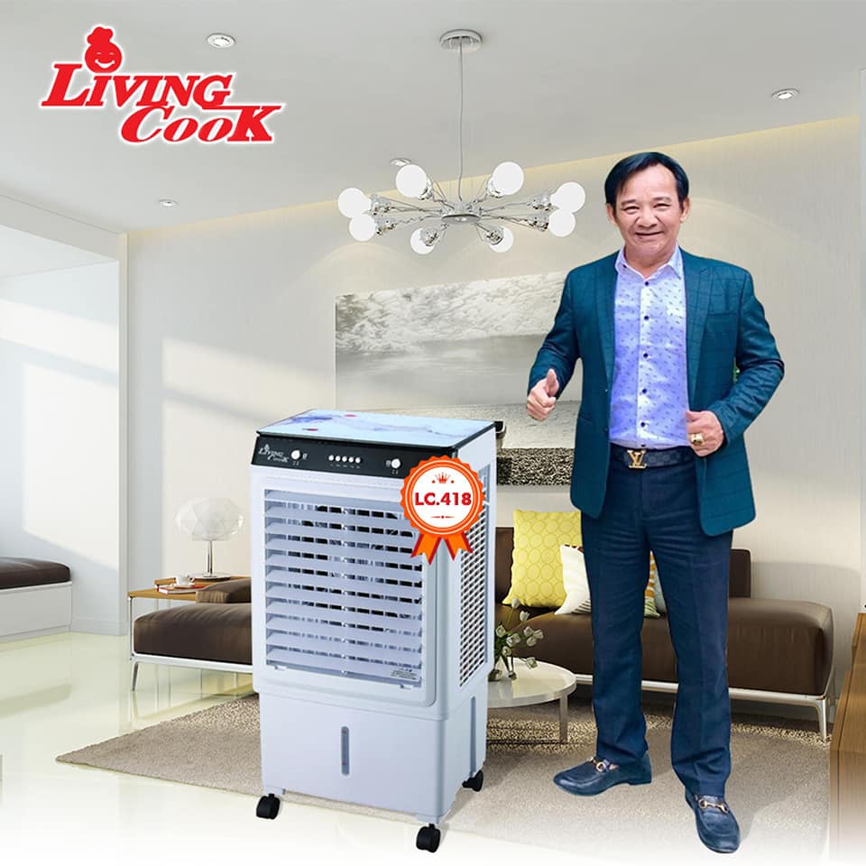 Máy Làm Mát Không Khí Bằng Hơi Nước - Quạt Điều Hòa Inverter LivingCook LC-418 - Chính Hãng