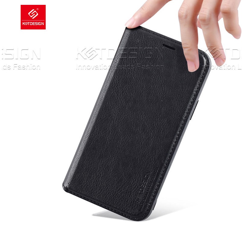 Bao da cao cấp hiệu KST Design cho iPhone 6 Plus/7 Plus/8 Plus/XS Max,/11 Pro Max - Hàng Chính Hãng - iPhone XS MAX - Xanh Rêu