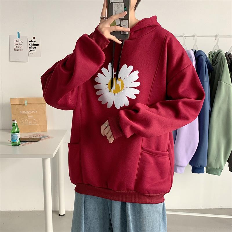 Áo Hoodie Tay Dài Thời Trang Phong Cách Hàn Quốc Cho Nam 3 Màu M-2Xl