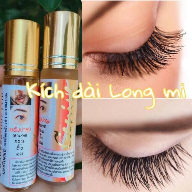 Serum kích mọc lông mi, chân mày, râu, ria mép, tóc Genive Thái Lan 10ml