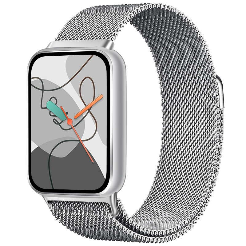Dây Thép Milan Loop Từ Tính cho Redmi Watch 5 / Redmi Watch 4 / Xiaomi Mi Band 8 Pro / Xiaomi Mi Band 9 Pro - Hàng Chính Hãng