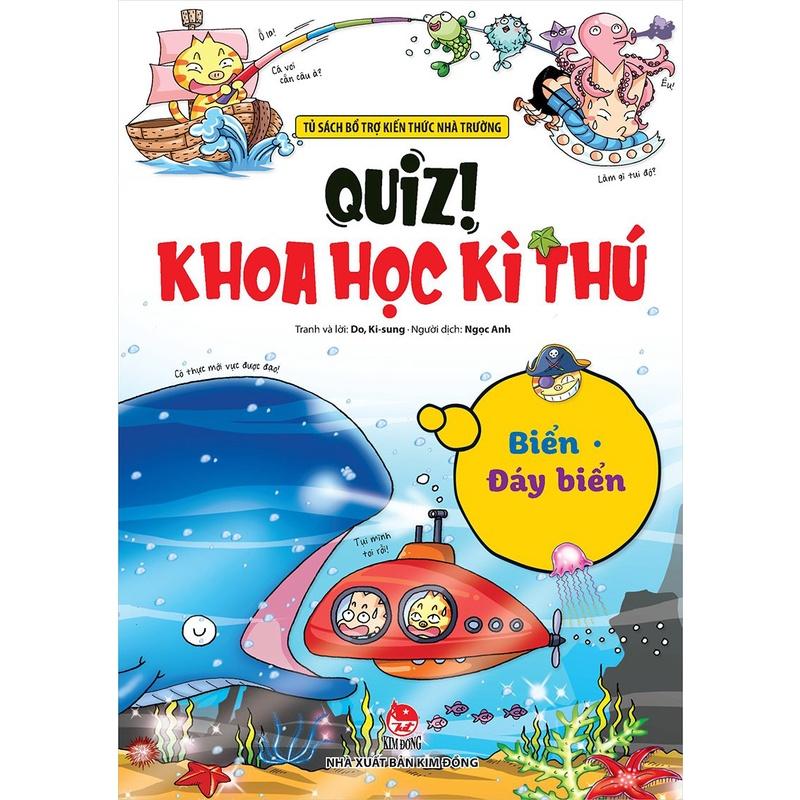 Sách - Quiz! Khoa học kì thú - Biển - Đáy biển