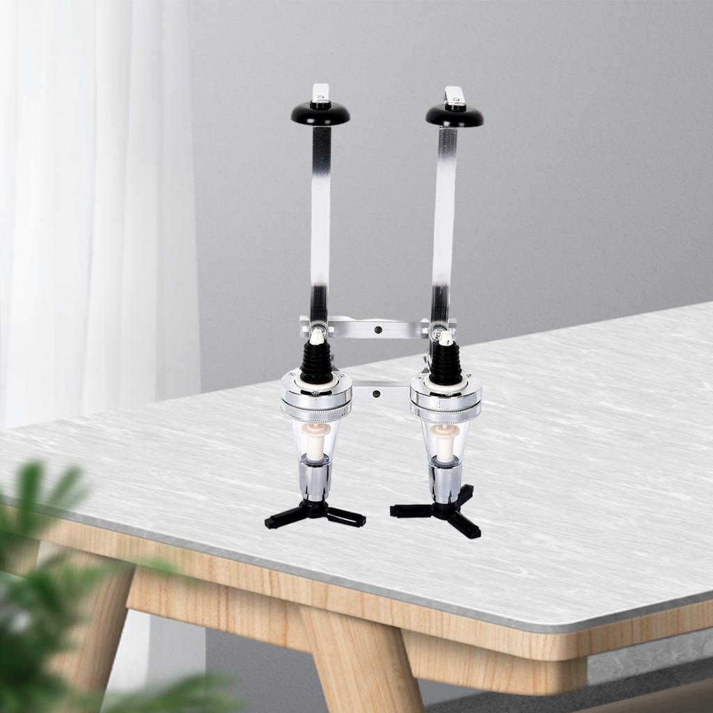 Portable   Dispenser Cocktails Drinks Bracket Rack Bar 2 Bottle