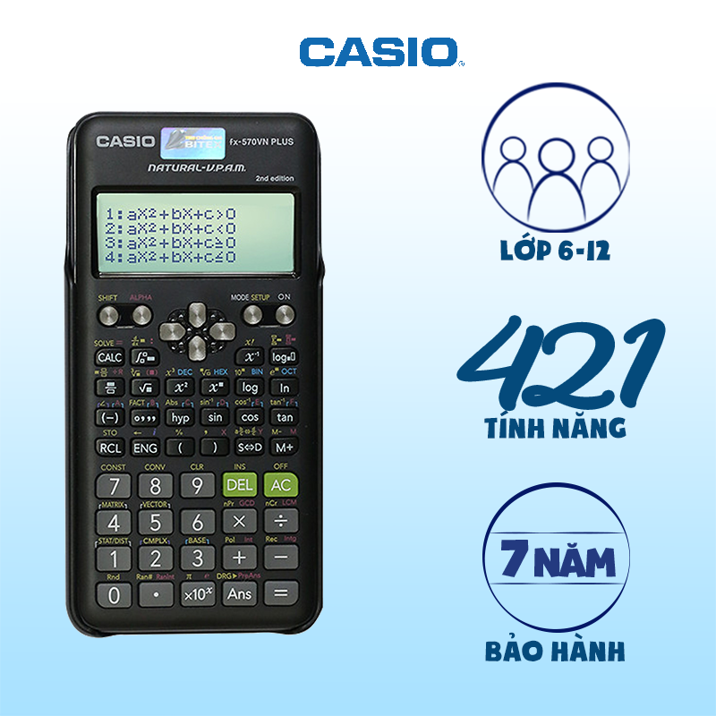 Máy Tính CASIO FX570VNPLUS-2 (TL)
