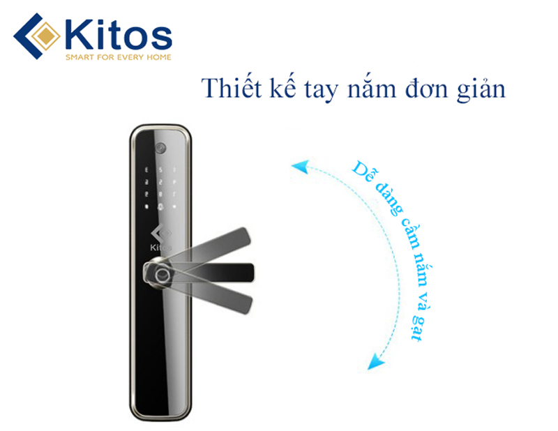 Khóa cửa thông minh Kitos KT-X3 có camera