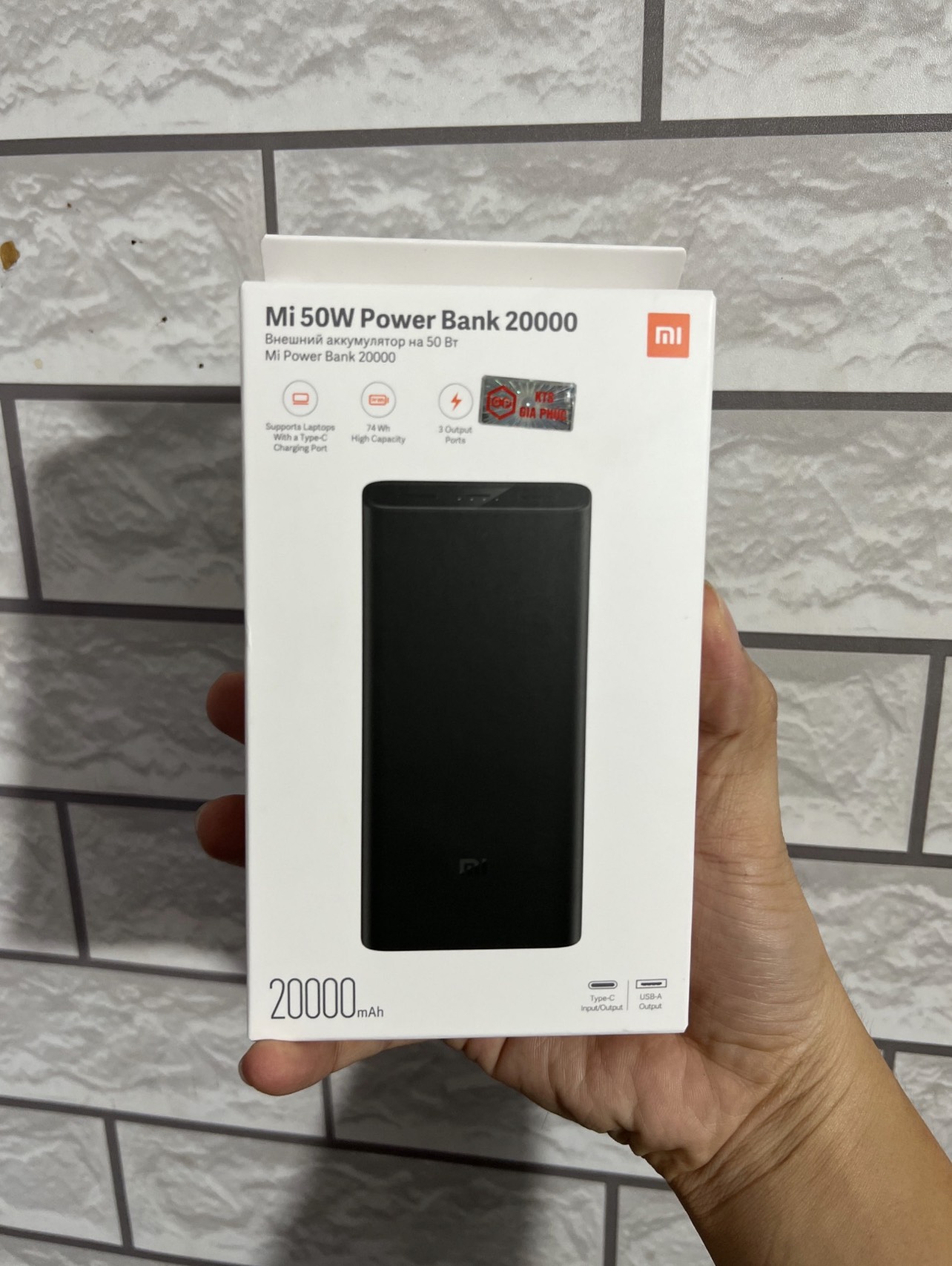 Pin dự phòng Xiaomi 20000mAh 50W Hàng Chính Hãng