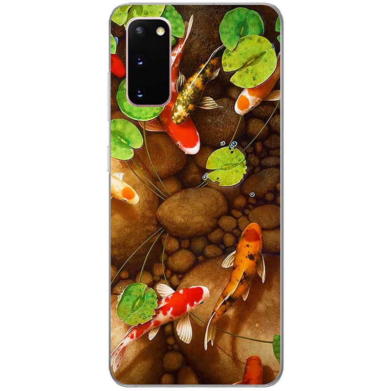 Ốp lưng dành cho Samsung S20 mẫu Cá koi