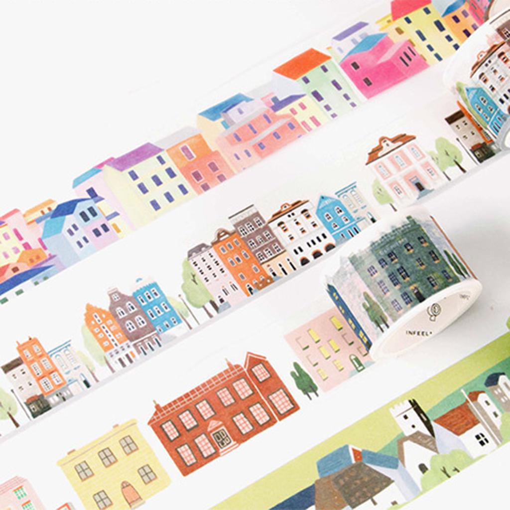 3 Rolls Tape DIY Decor Scrapbooking Masking Tape Adhesive Stickers Craft