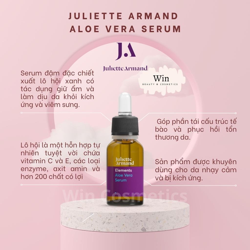 Serum Aloe Vera Juliette Armand Tinh chất lô hội dưỡng ẩm, làm dịu da