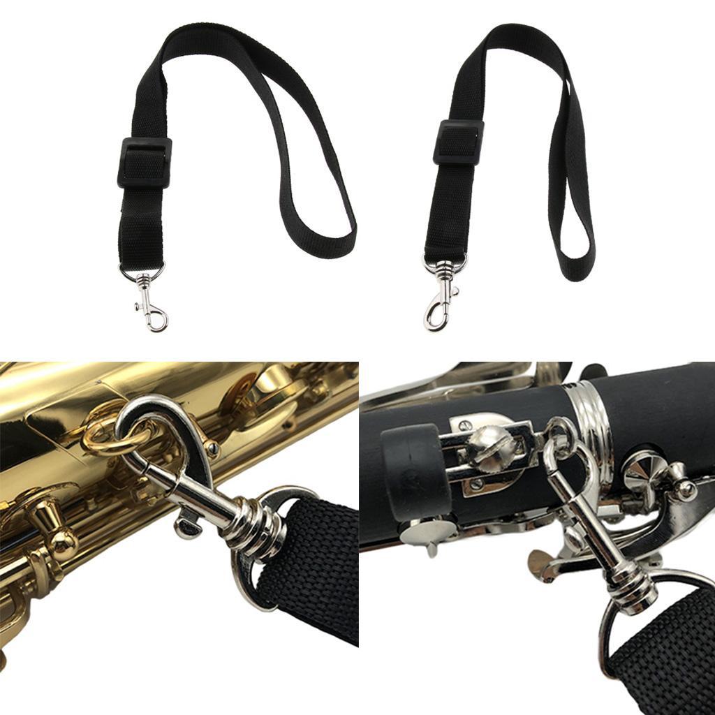 Alto Tenor Soprano Saxophone Neck Strap with Metal Hook for Saxophone