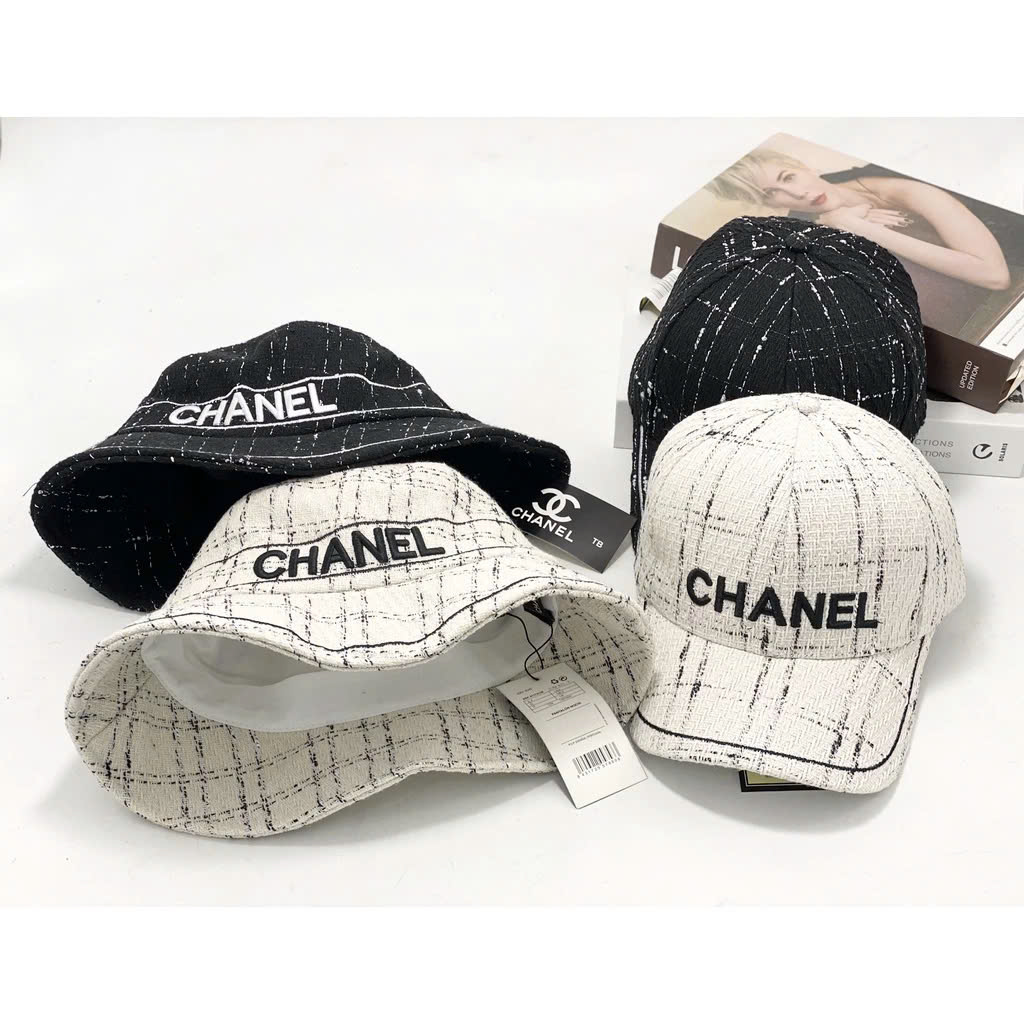 Combo nón cặp tình nhân Channel vải đẹp Form chuẩn thời trang (Ảnh thật)