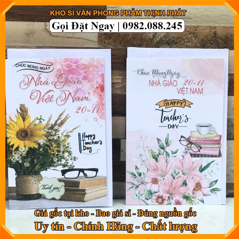 Thiệp 8/3 - 20/11 Chúc mừng Ngày Nhà Giáo Việt Nam, Tri Ân Thầy Cô (vpp thịnh phat