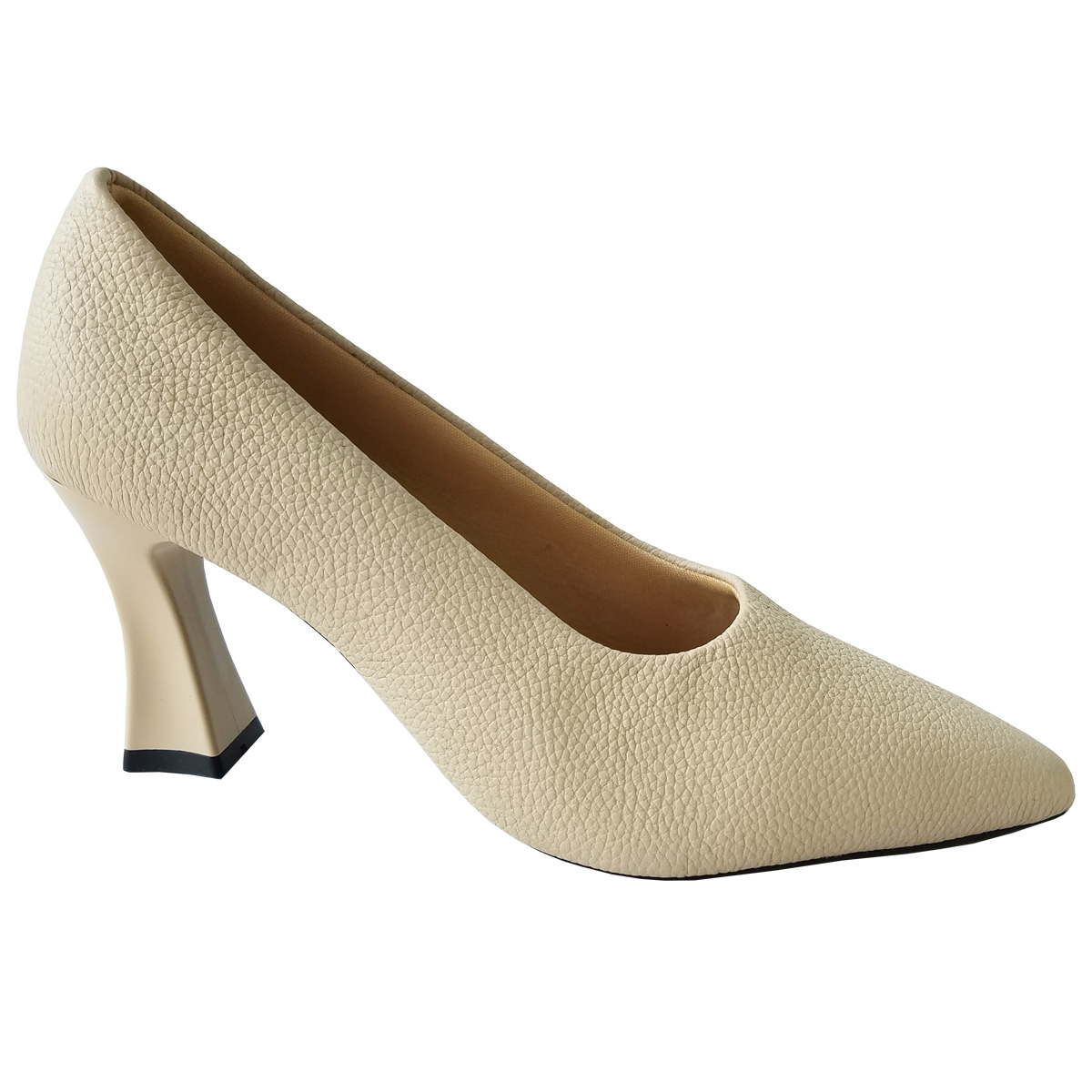 Giày Cao Gót Nữ Da Bò Thật BIGGBEN Cao 7 Phân GCG22