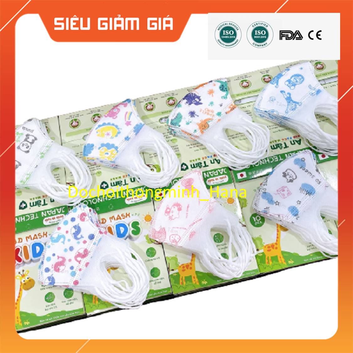 [HCM-GIÁ SỈ]  Khẩu Trang Y Tế 5D Cho Bé  Khẩu trang 5D cho trẻ em,3 lớp,nhiều họa tiết,chính hãng,an toàn cho bé