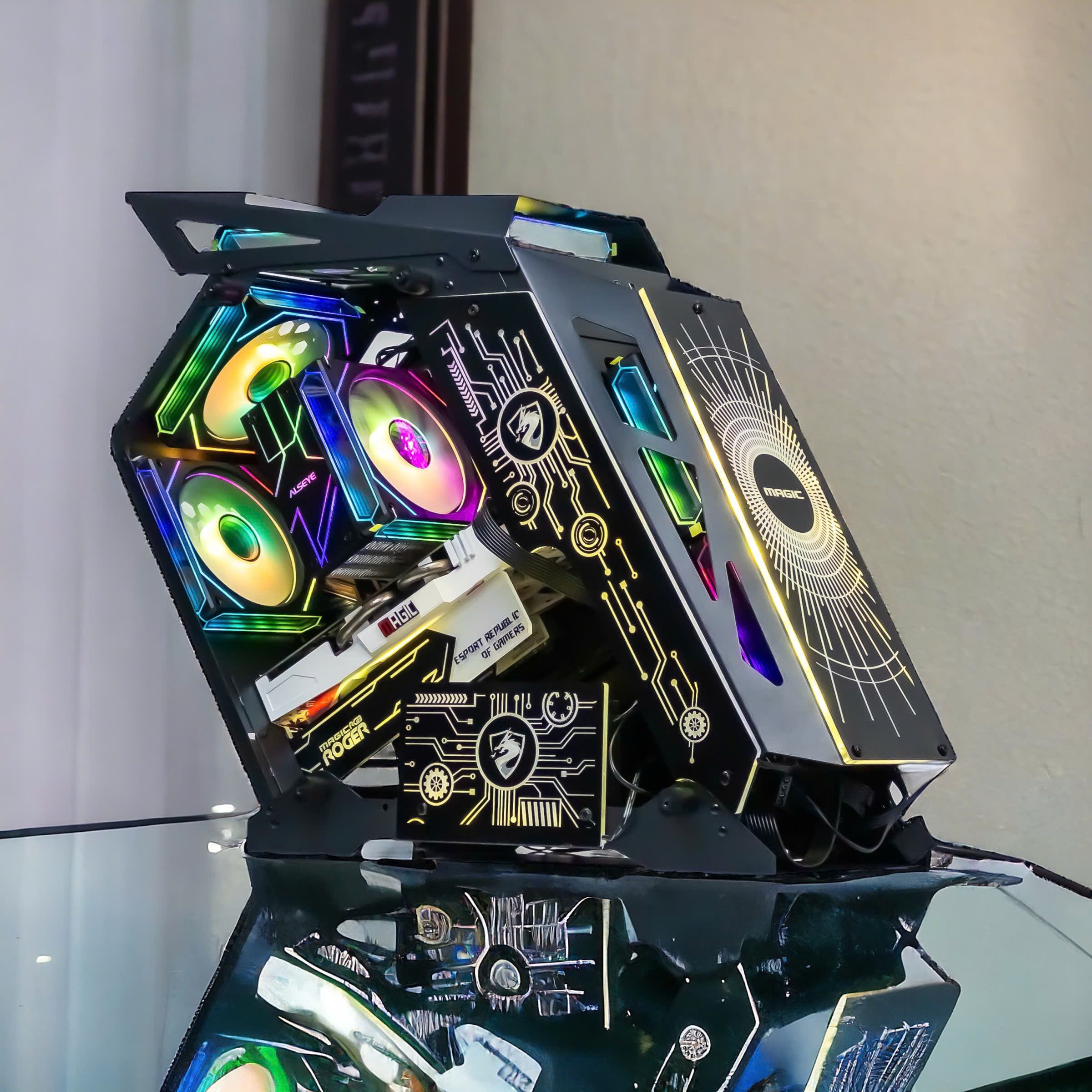 CASE MAGIC ROGER RGB (ATX) - Hàng chính hãng