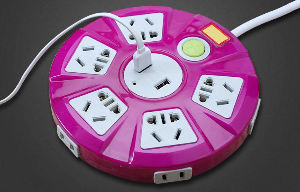 Ổ cắm cổng sạc nhanh USB, ổ cắm điện đa năng 2500W