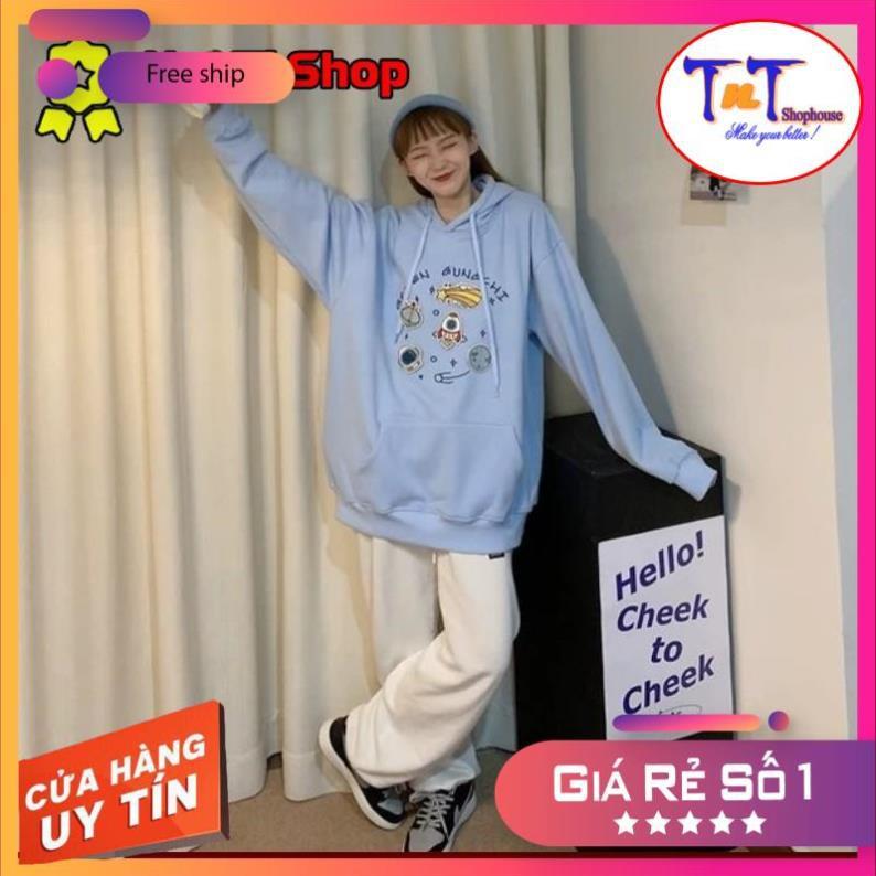 HDI15 Áo khoác nỉ Hoodie Trơn In Vũ Trụ Green Gungchi kiểu dáng Hàn Quốc năng động, form unisex nam và nữ