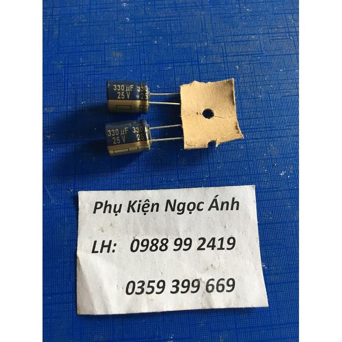 Tụ 25V 330uf Hàng công ty(combo 50 con)