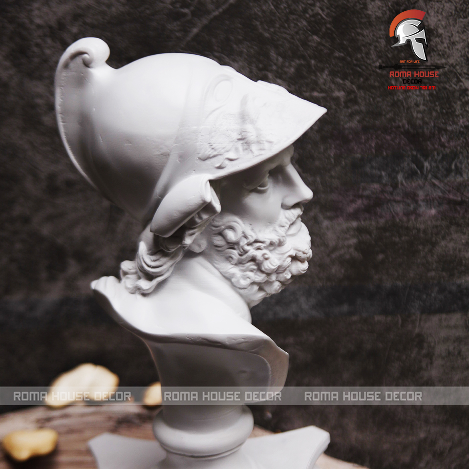 Tượng Vua Hy Lạp Menelus 30cm
