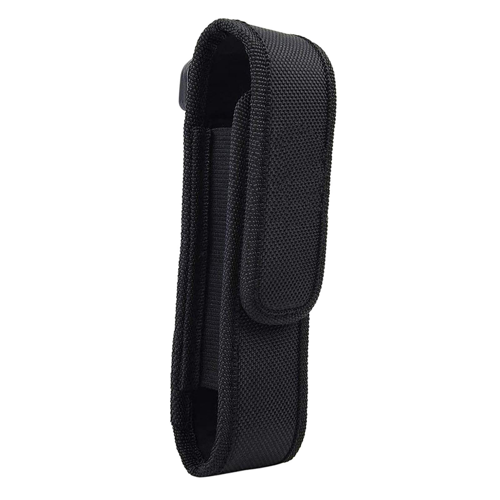 Portable Flashlight Adjustable Nylon Durable Flashlight Protect Case Flashlight Storage Bag for Hiking Walking Cycling Camping