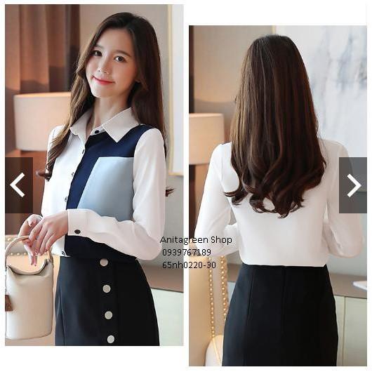 65nh0220-ÁO SƠ MI NỮ TAY DÀI s-6xl