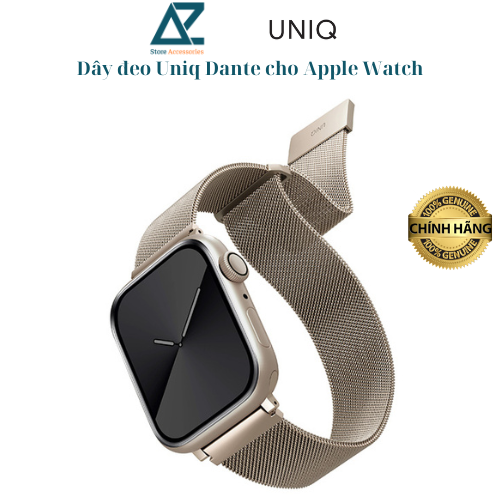 Dây Thép Dành Cho Apple Watch Ultra/ Ultra 2/ Apple Watch Series UNIQ Mesh Steel Strap_ Hàng Chính Hãng