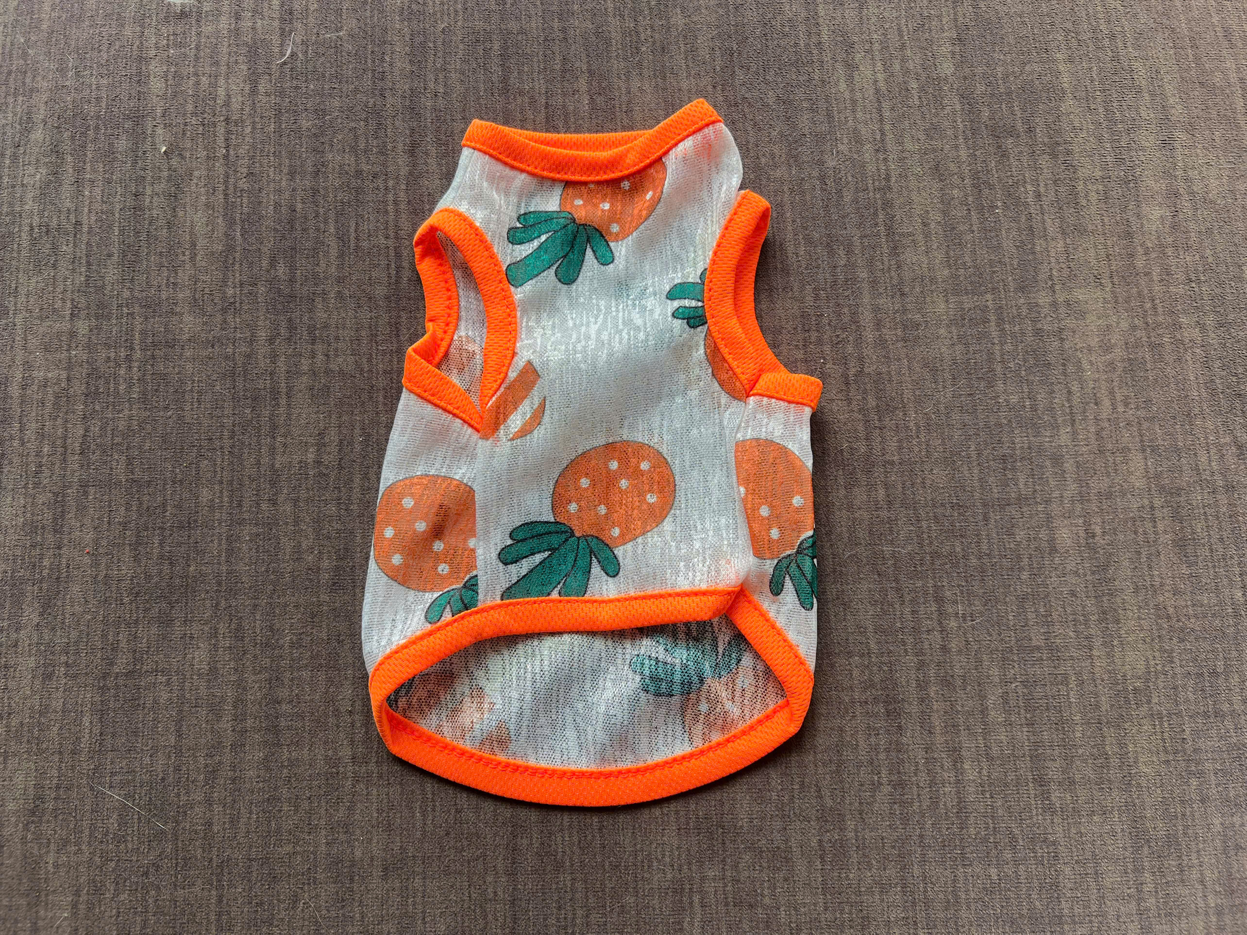 ÁO THUN BA LỖ HOẠ TIẾT TRÁI CÂY THÔNG HƠI SIÊU CUTE TỪ 1-7KG DÀNH CHO THÚ CƯNG CHÓ MÈO