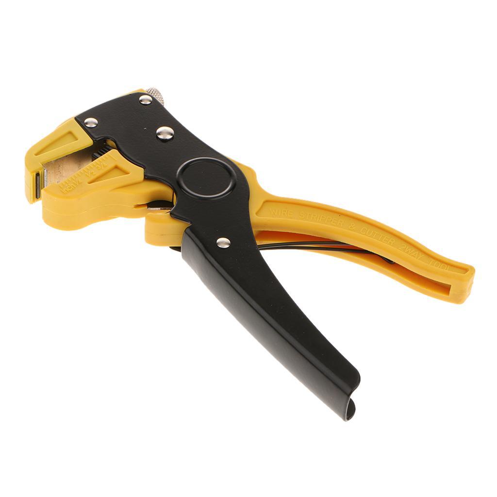 New Wire Cutters Stripper Adjustable Internet Cable Cutting Pliers Easy Use