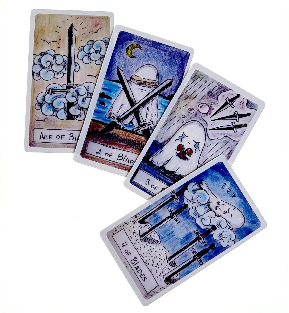 Bộ Bài Cute Ghost Tarot 78 Lá Bài