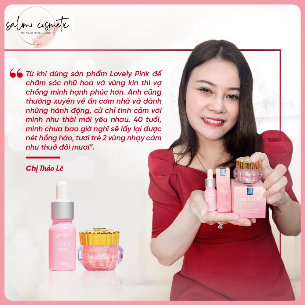 Bộ Đôi Làm Hồng Nhũ Hoa &amp; Bikini LOVELY PINK, Chăm Sóc Da Vùng Kín &amp; Nhũ Hoa, Dưỡng Da Sáng Hồng