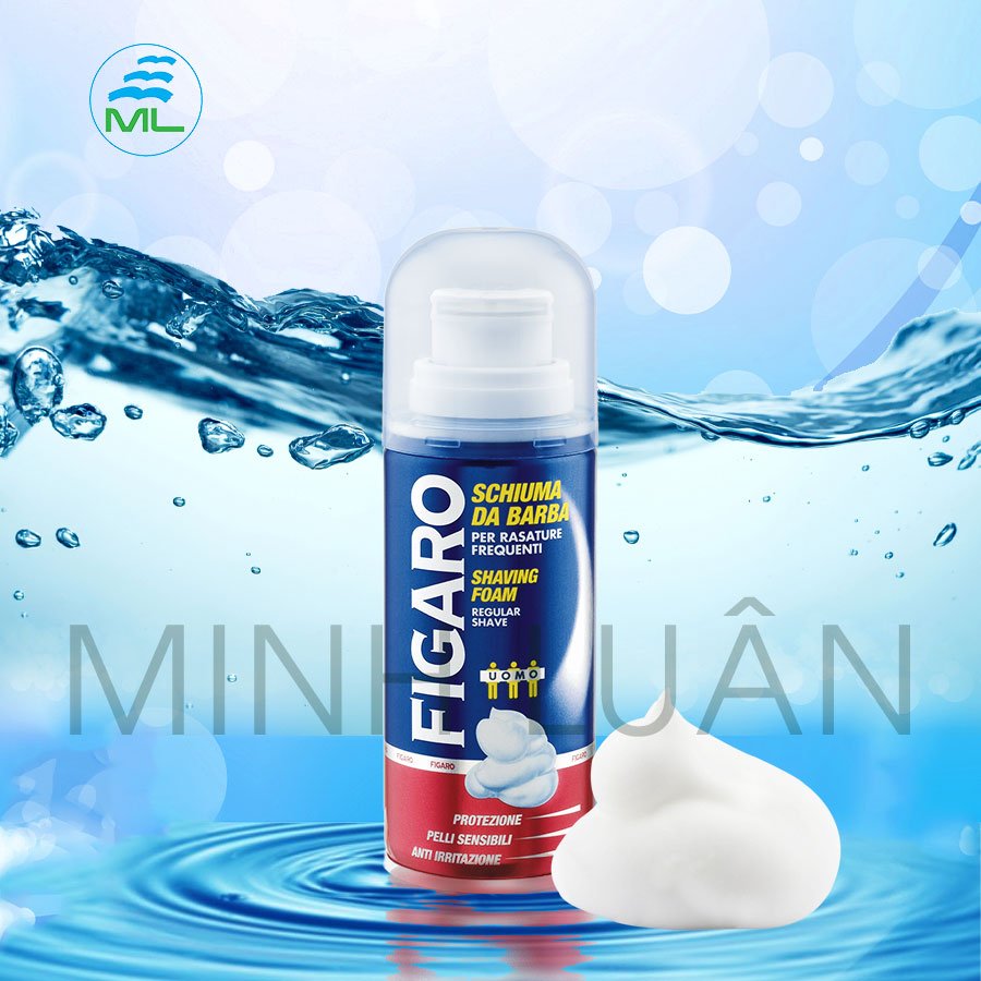 Bọt cạo râu dưỡng ẩm và làm mềm da Figaro Shaving foam 100 ml nhập khẩu Italia