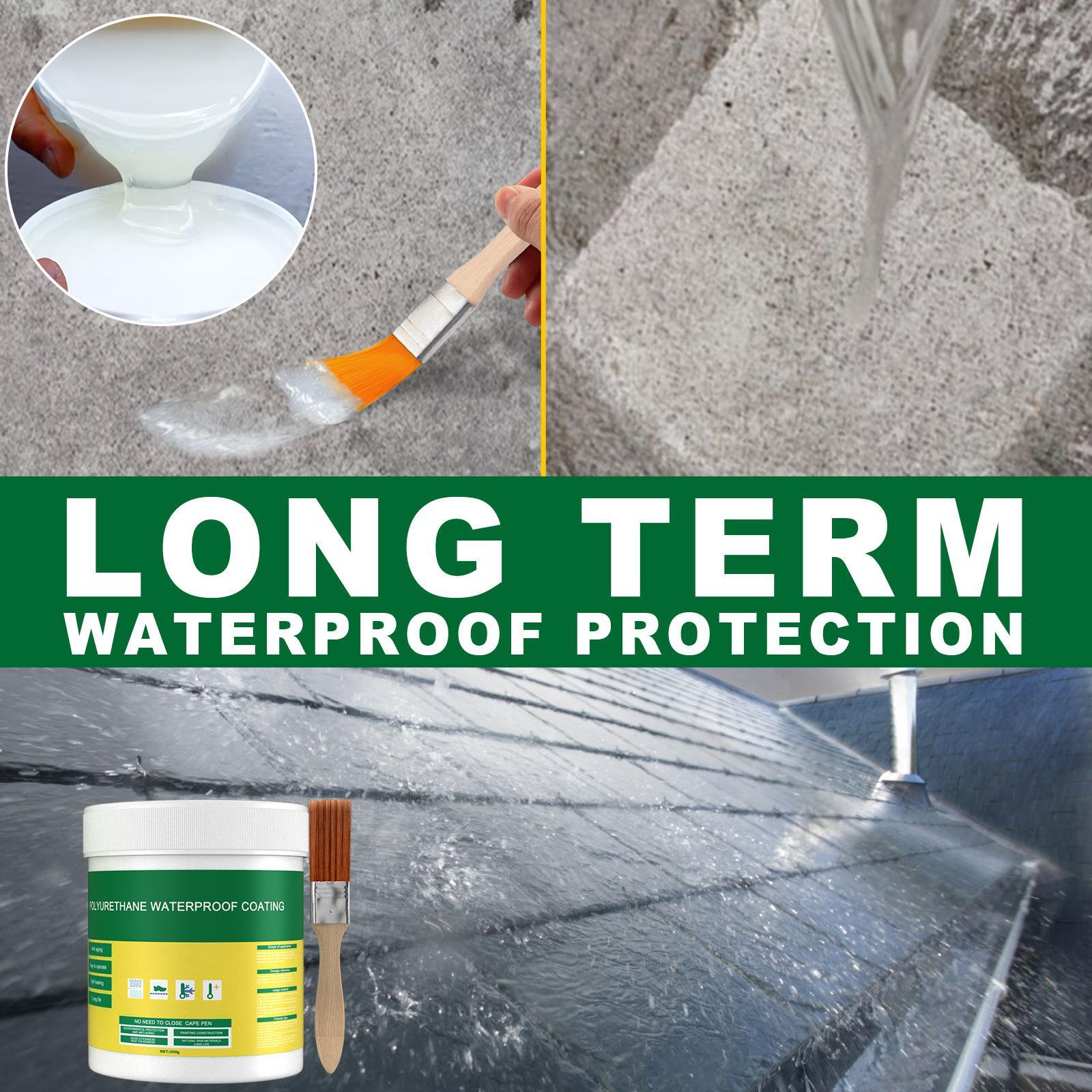 2x 100G Waterproof Sealant Sealer Glue Brush Toilet Coating Repair Leakproof