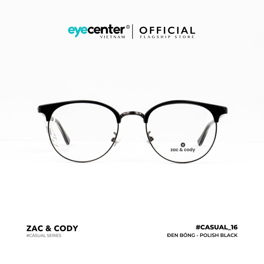 Gọng kính vuông nam nữ chính hãng casual_16 by Zac Cody nhập khẩu Eye Center Vietnam