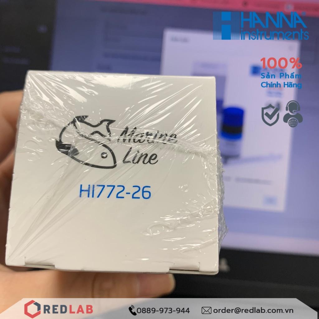 Thuốc thử Kiềm dùng cho máy đo Checker Hanna HI772-26 giúp cá sinh trưởng và phát triển tốt