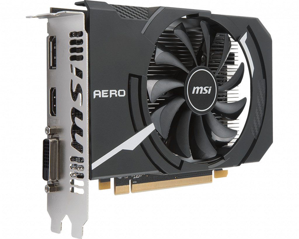 Card đồ họa VGA MSI Radeon RX 550 AERO ITX 4G OC GDDR5 128-bit - Hàng Chính Hãng