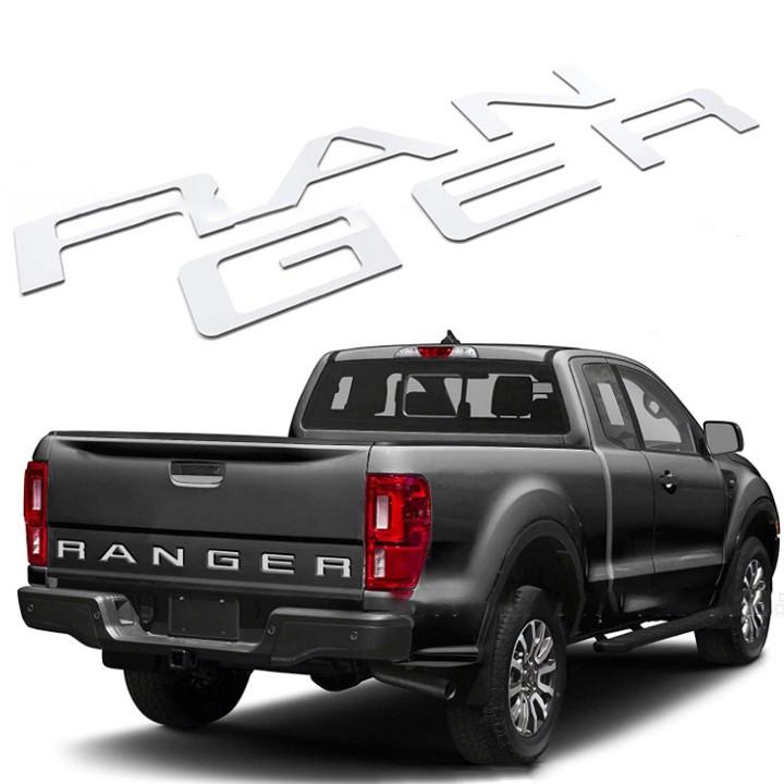 Logo Chữ RANGER 3D Nổi Dán Trang Trí Đuôi Xe Ford Ranger