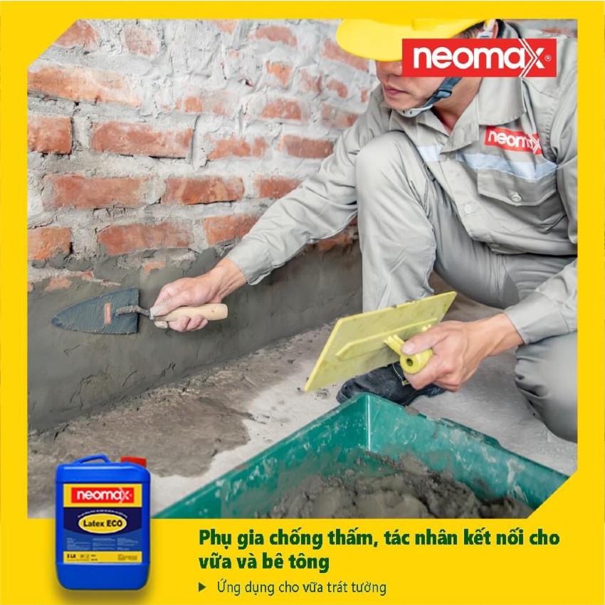Chất chống thấm trộn xi măng trộn vữa dùng để tô tường chống nứt ,tăng độ bám dính
