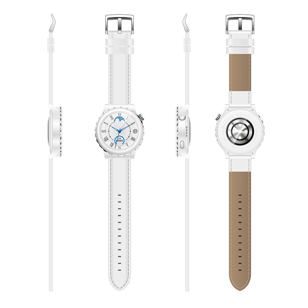 Lemfo Smartwatch Women IP68 NFC Waterproof NFC Watch 2023 Bluetooth Gọi Vòng đeo tay sạc không dây cho Android iOS