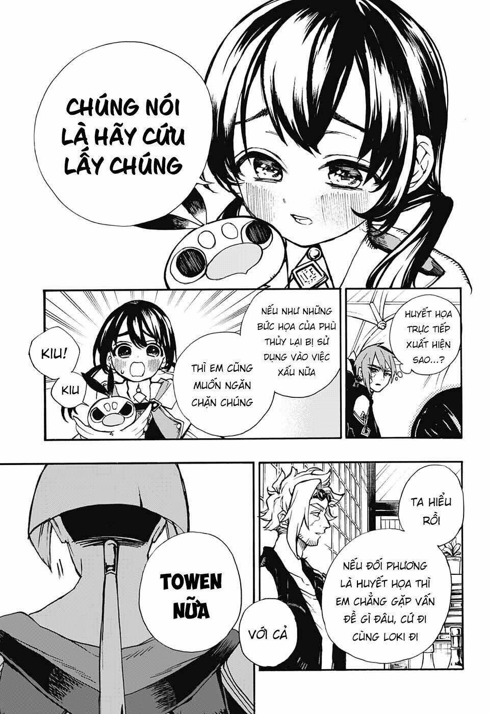 những bức họa quái dị của phù thủy chapter 6 9