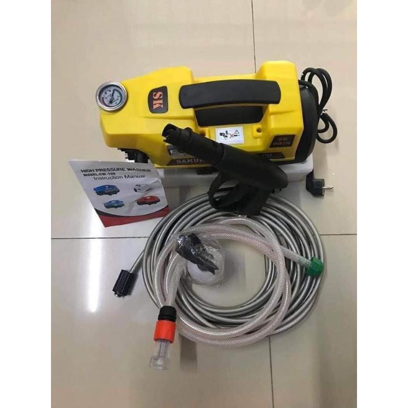Máy rửa xe mini Sakura 2500W , máy rửa xe gia đình Tặng bình bọt và cần dài.