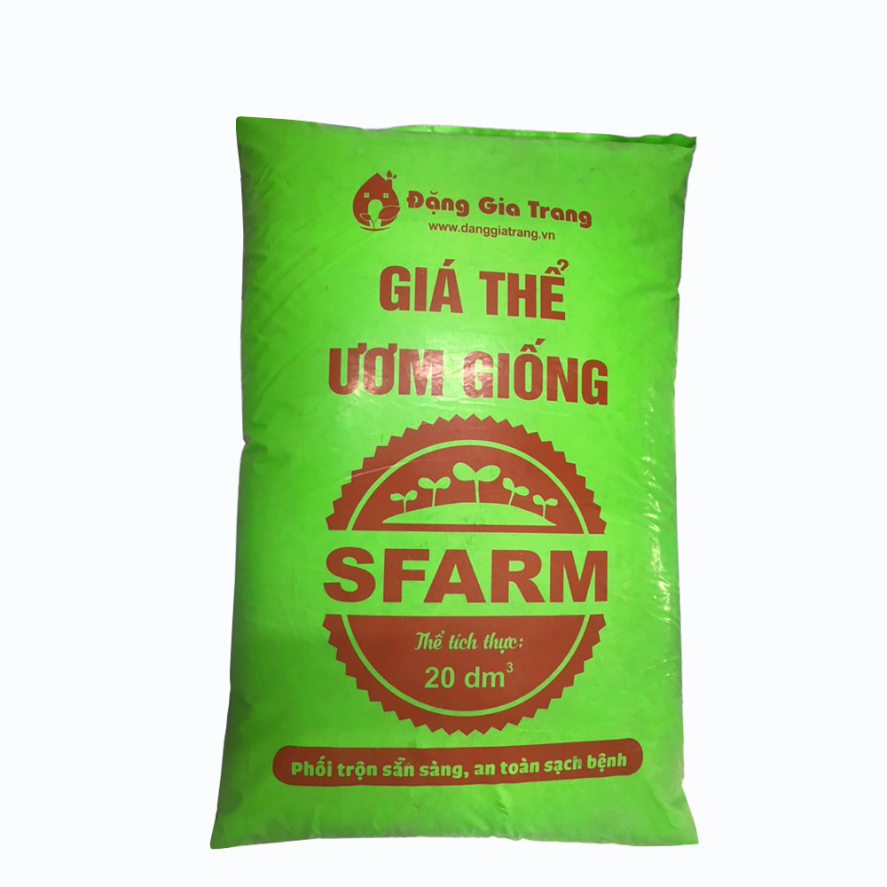 Giá thể ươm giống ươm hạt Sfarm - Bao 20dm3