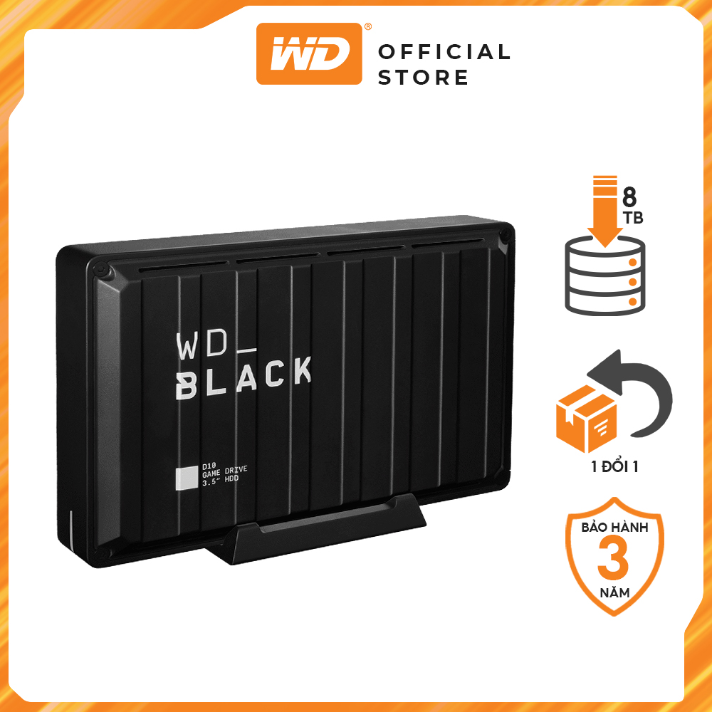 Ổ Cứng Di Động WD Black D10 Game Drive (Desktop) Hàng Chính Hãng