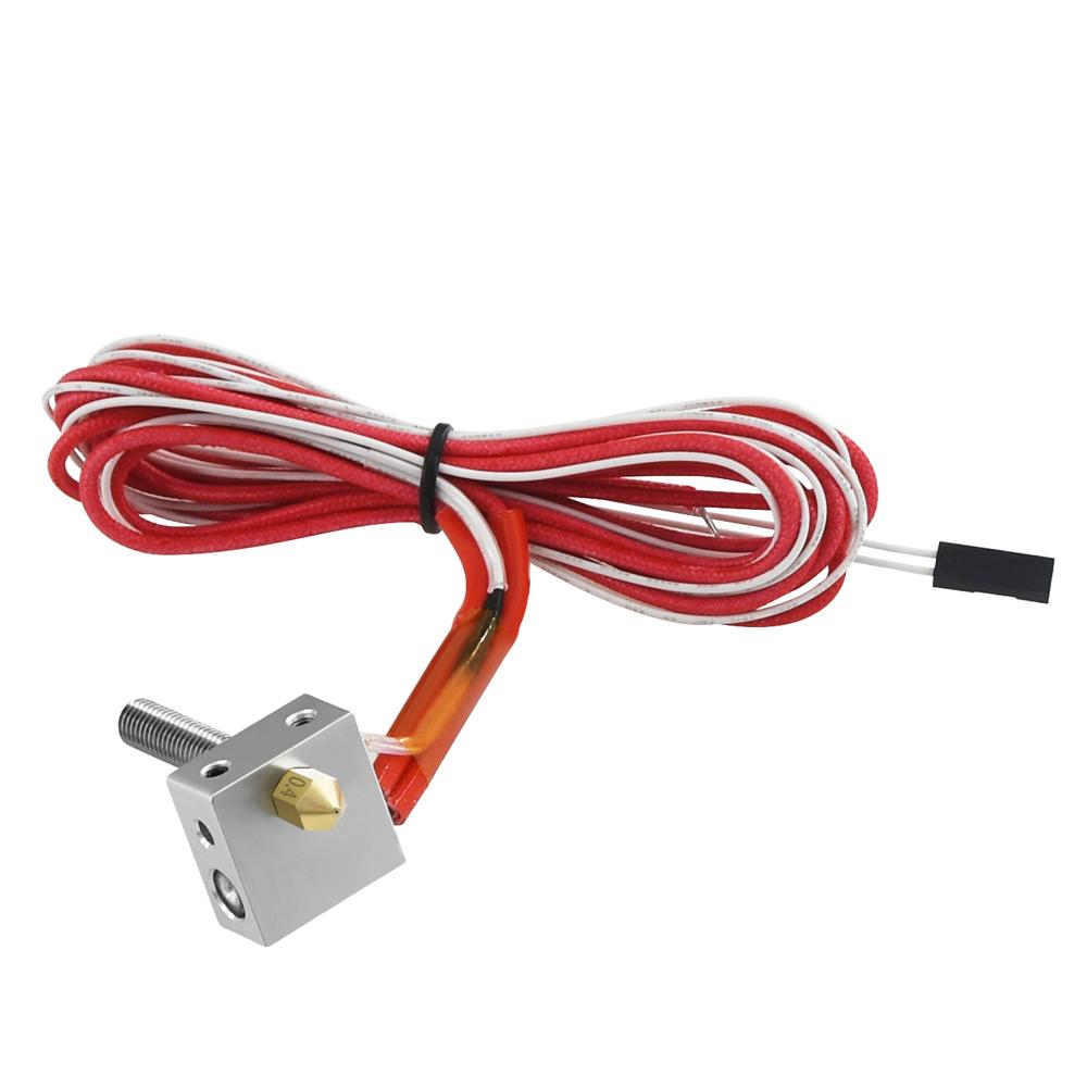 Tự Làm Hotend Bộ Vòi Phun MK8 Đùn Họng Nóng 1.75Mm/0.4Mm Đùn Nóng Khối Cho Anet A2 A8 3D Máy In Phần Đa Năng